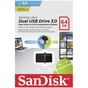 USB флеш накопичувач SanDisk 64GB Ultra Dual Drive Black OTG USB 3.0 (SDDD2-064G-G46) - зменшене зображення 7