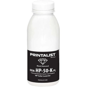 Тонер Printalist HP CLJ Universal 50г Black (HP-50-K-PL) зображення 1