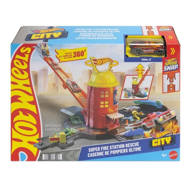 Автотрек Hot Wheels City Пожежно-рятувальна суперстанція (JHL95) - picture 6