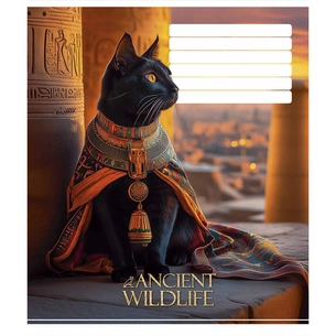 Зошит Школярик Ancient wildlife 24 аркуша лінія (024-3547L) зображення 1
