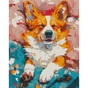 Картина по номерам Santi алмазна мозаїка Улюблений коргі 40х50 см на підрамни (956046) - preview 1