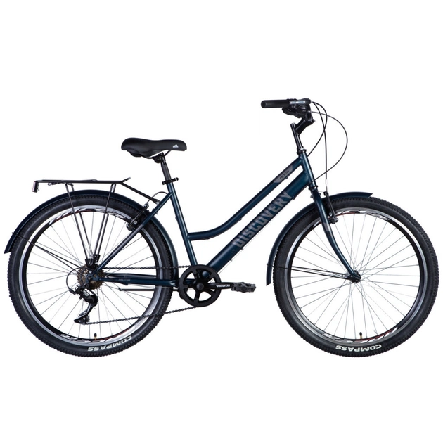 Велосипед Discovery Prestige Woman Vbr 26" 17" ST 2024 Синьо-зелений (OPS-DIS-26-610) - изображение 1