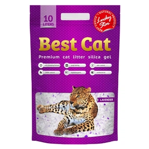 Наповнювач для туалету Best Cat Purple Lawanda Силікагелевий 10 л (4820281500411) изображение 1