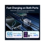 Зарядний пристрій Vention 2xUSB-C PD45W GaN + cable USB-C to USB-C 1.0m 5A gray (TZ-FCFH0-EU) - зменшене зображення 6