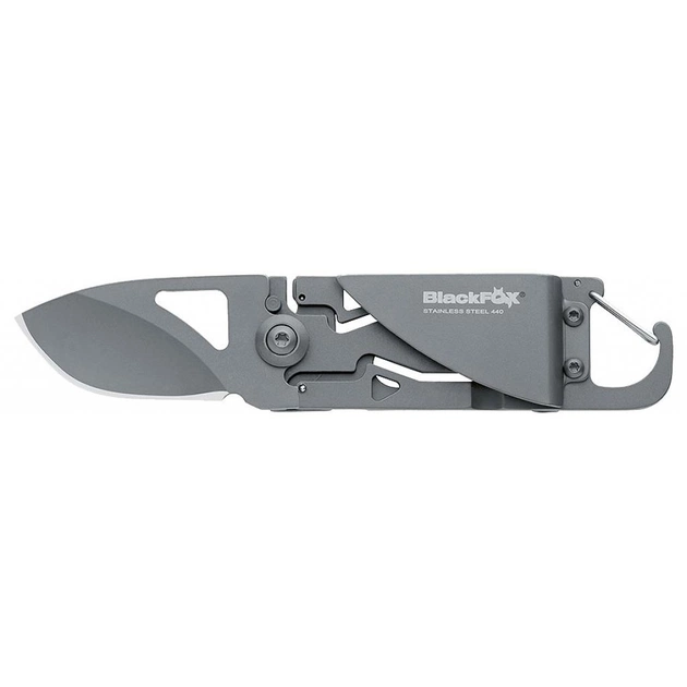 Ніж Fox Black Fox Pocket Handle Titanium Coating Lite Gray (BF-95) - зображення 1