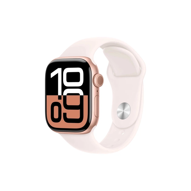 Смарт-годинник Apple Watch Series 10 GPS 42mm Rose Gold Aluminium Case with Light Blush Sport Band - S/M (MWWH3QH/A) - зображення 1
