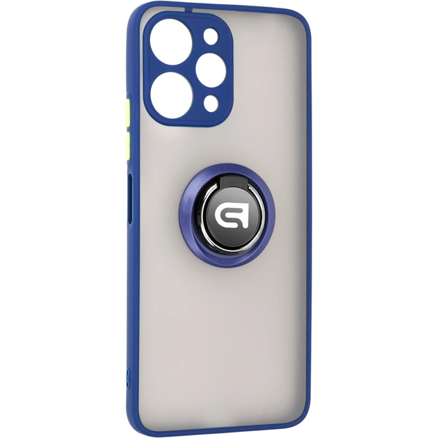 Чохол до мобільного телефона Armorstandart Frosted Matte Ring Xiaomi Redmi 12 4G Navy Blue (ARM68904) - зображення 1