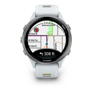Смарт-годинник Garmin Forerunner 970 Whitestone Titanium with Whitestone/Translucent Amp Yellow Silicone with Silver Buckle (010-02969-61) зображення 1