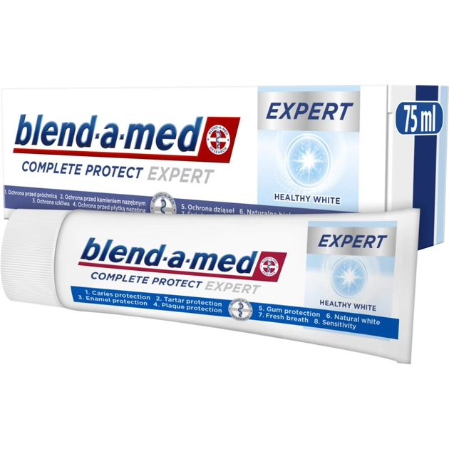 Зубна паста Blend-a-med Complete Protect Expert Здорова білизна 75 мл (8001090572356) - изображение 1