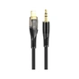 Кабель мультимедийный Lightning to 3.5mm M 1.0m black Black HOCO (6931474791153) - уменьшенное изображение 1