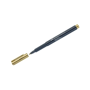 Маркер Faber-Castell металік для декору Metallics Marker Heart of gold, M (1,5 мм), колір золотий (30346) зображення 1