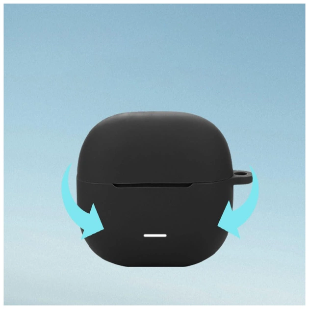 Чохол для навушників BeCover для Xiaomi Redmi Buds 6 Lite Black (713232) - picture 4