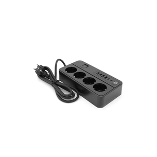 Мережевий фільтр живлення Voltronic G13, 3000W, 4 роз, 4USB 3,2А, 2 Type-C, 2м Black (YT-G13) зображення 1