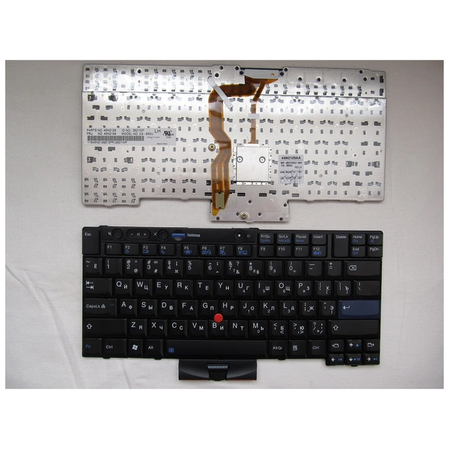 Клавиатура ноутбука Lenovo ThinkPad T400S/T410/X220/T420/T510/W510 Series черная UA (A43705) - изображение 1