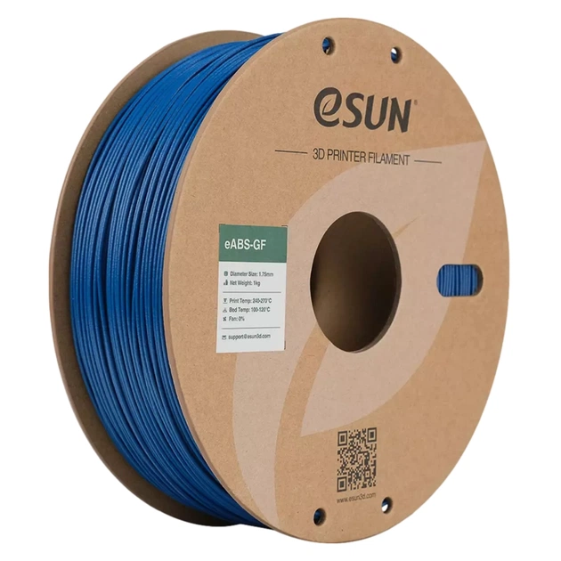 Пластик для 3D-принтера eSUN EABS-GF 1,75mm 1kg BLUE (EABS-GF-P175U1) - изображение 1