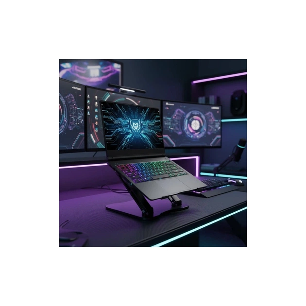 Подставка для ноутбука RTAKO RS-CP75D 3-Level ROTATING Black (6930539537286) - изображение 6