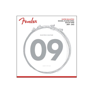 Струни для гітари Fender 3250L Super Bullets Nickel-Plated Guitar Strings (09-42) (A009841) зображення 1
