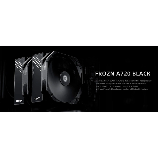 Кулер до процесора ID-Cooling FROZN A720 Black - picture 8