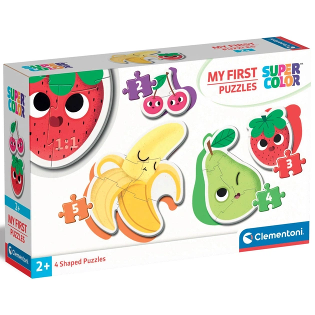 Пазл Clementoni 4 в 1 Fruits, серия My First Puzzles (20815) - изображение 1