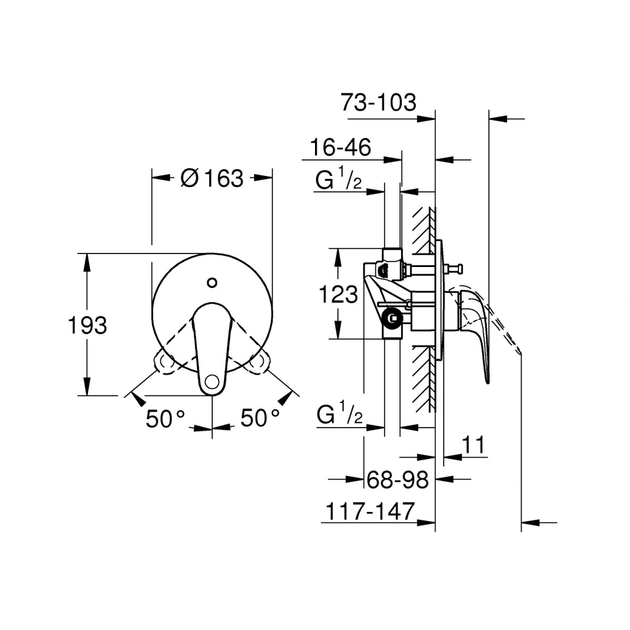 Змішувач Grohe QuickFix Swift (24336001) - picture 5