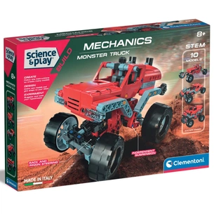 Конструктор Clementoni 10 в 1 Monster Truck, серія Science & Play, 200 деталей (75038) зображення 1