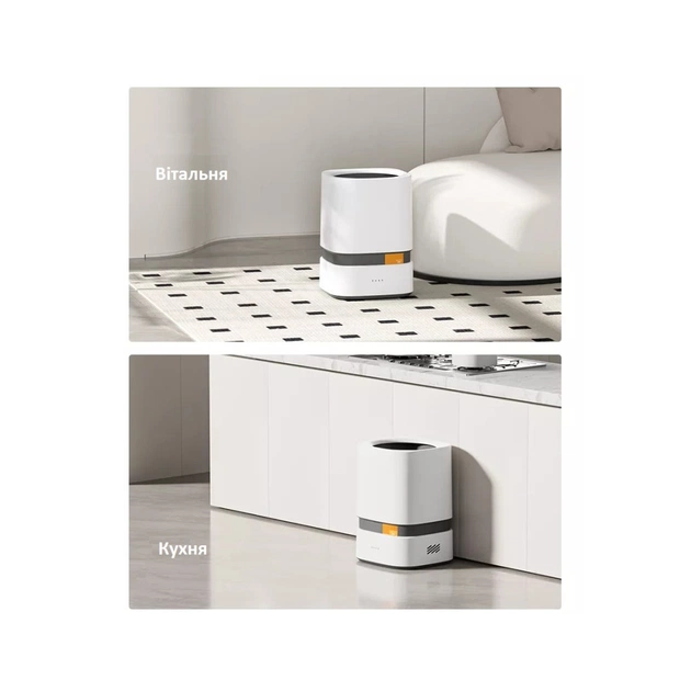 Контейнер для сміття JAH Paperwaste Квадратний Білий 15 л (20263) - picture 10