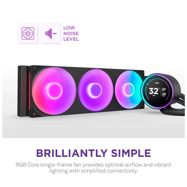 Система рідинного охолодження NZXT Kraken Elite RGB 360mm AIO (RL-KR36E-B2) - зображення 11