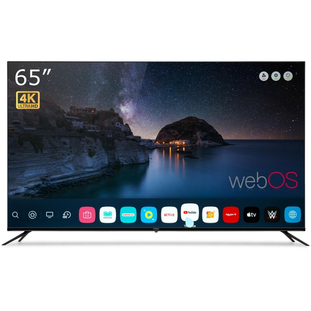 Телевізор Vinga S65UHD25BWEB - зображення 1