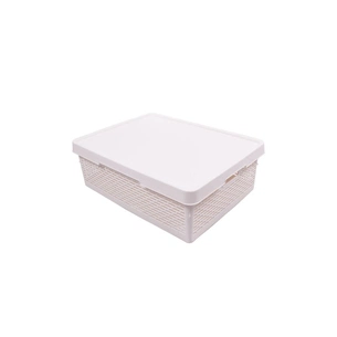 Кошик для зберігання Qutu Q-Basket White 36 л (Q-BASKET д/зберігання з/кр. WHITE 36) зображення 1