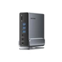 Концентратор Vention USB-C 15-in-1 2xHDMI + DisplayPort + RJ45 + SD/TF + 3.5mm gray (TPUH0) - зменшене зображення 1