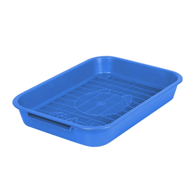 Туалет для котів Super Cat Відкритий 35х25х5 см Колір в асортименті (0688) - picture 1