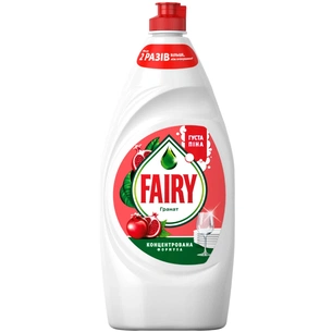 Засіб для ручного миття посуду Fairy Гранат 900 мл (8006530111355) зображення 1