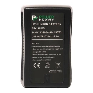 Акумулятор до фото/відео PowerPlant Sony BP-190WS, 13200 mAh (DV00DV1416) зображення 1