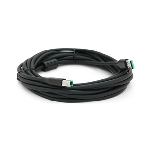 Кабель для принтера USB 2.0 AM/BM 5.0m ferrite black VEGGIEG (V-U207) зображення 1