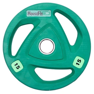 Диск для штанги HouseFit олімпійський 15 кг (OR-102-15) зображення 1