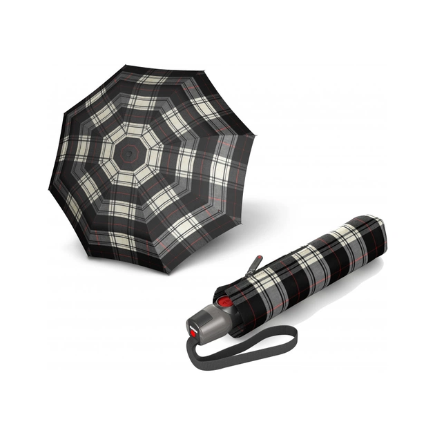 Парасоля Knirps T.200 Check Black White (Kn95 3201 5280) - зображення 1