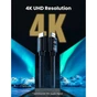 Кабель мультимедійний HDMI M to HDMI M 10.0m 4K30Hz braided HD119 black UGREEN (40104) - зменшене зображення 2