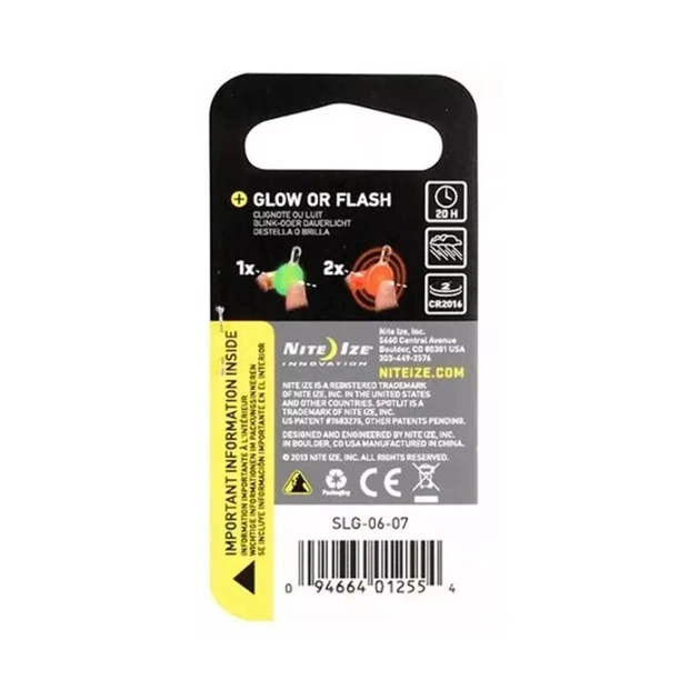 Карабін туристичний Nite ize Carb Spot Disco ЕКО NI746 (4823082711048) - picture 3