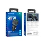 Зарядное устройство BOROFONE 1xUSB-C PD30W + 1xUSB QC3.0 48W car adapter black (6941991101175) - уменьшенное изображение 5