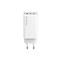 Зарядний пристрій ColorWay GaN Mini 65W PD Port PPS USB (USB-2C1A) white (CW-CHS058PD-WT) - уменьшенное изображение 2