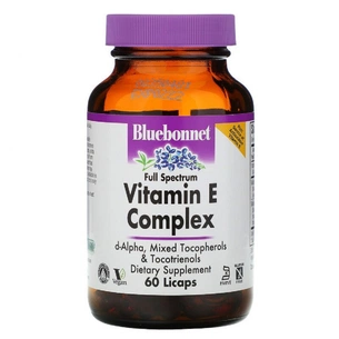 Вітамін Bluebonnet Nutrition Комплекс Вітаміну E, Vitamin E Complex, 60 капсул (BLB-00601) зображення 1