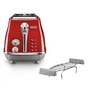 Тостер DeLonghi CTOC 2103 R (CTOC2103R) - зменшене зображення 3
