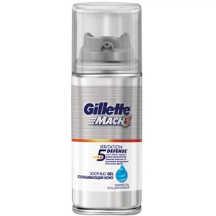 Гель для гоління Gillette Mach 3 Soothing Заспокійливий шкіру 75 мл (7702018291137) зображення 1