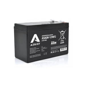 Батарея до ДБЖ AZBIST 12V 9Ah Super AGM (ASAGM-1290F2) зображення 1