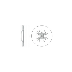 Гальмівний диск HI-Q SD4204 зображення 1