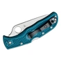 Ніж Spyderco Endela K390 Serrated Blue (C243FSK390) - зменшене зображення 4