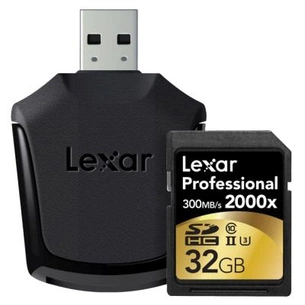 Карта пам'яті Lexar 32GB SDHC class 10 UHS-II U3 (LSD32GCRBEU2000R) зображення 1