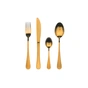 Набір столових приборів Bergner Munich gold matt 24 предмета (BG-5134-GD) - зменшене зображення 1
