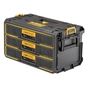 Ящик для інструментів DeWALT TOUGHSYSTEM 2.0, 555х355х305 мм., модуль на 3 ящики (DWST08330-1) - зменшене зображення 2