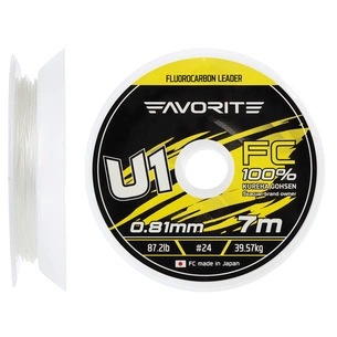 Флюорокарбон Favorite U1 FC 7m 24/0.81mm 87.2lb/39.57kg (1693.11.95) зображення 1